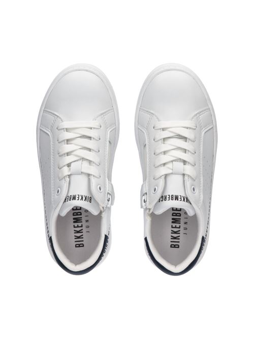 Sneakers bianche con lacci BIKKEMBERGS | 21330BIANCO BLU